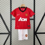 Kids MUFC 2012/2013 Home Retro Kit