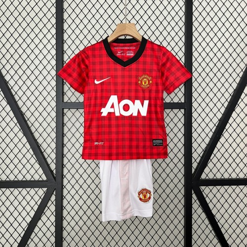 Kids MUFC 2012/2013 Home Retro Kit