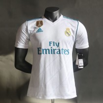 Player Version Real Madrid 2017/2018 Home Retro Jersey
