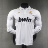Player Version Real Madrid 2011/2012 Home Long Sleeve Retro Jersey