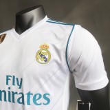 Player Version Real Madrid 2017/2018 Home Retro Jersey