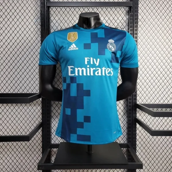 Player Version Real Madrid 2017/2018 Third Retro Jersey