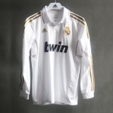 Player Version Real Madrid 2011/2012 Home Long Sleeve Retro Jersey