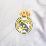 Player Version Real Madrid 2017/2018 Home Long Sleeve Retro Jersey