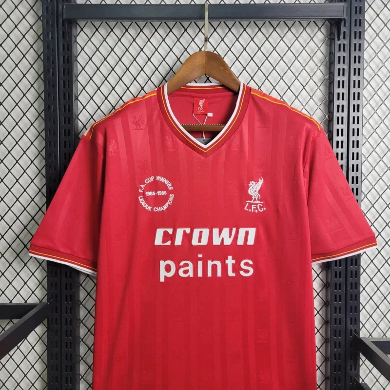US$ 19.99 - Liverpool 1985/1986 F.A.Cup Winners Home Retro Jersey