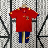 Kids Spain 2010 World Cup Home Retro Kit