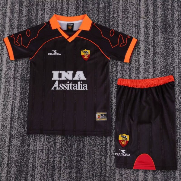 Kids AS Roma 1999/2000 Third Retro Kit
