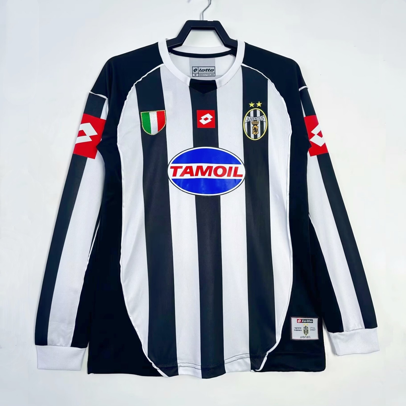 US$ 22.99 - Juventus 2002/2003 Home Long Sleeve Retro Jersey