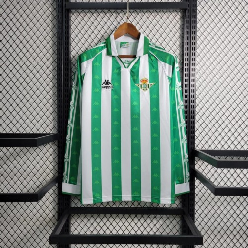 Real Betis 1995/1997 Home Retro Long Sleeve Jersey