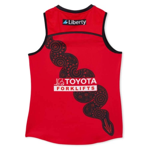 Essendon Bombers 2024 Men's AFLW Indigenous Guernsey