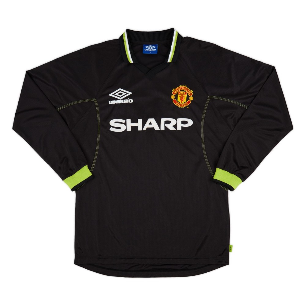 US$ 22.99 - MUFC 1998/1999 Third Long Sleeve Retro Jersey - m 