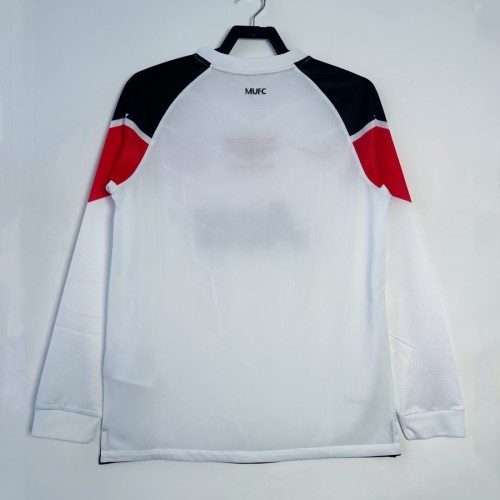 MUFC 2010/2011 UCL Final Away Long Sleeve Retro Jersey