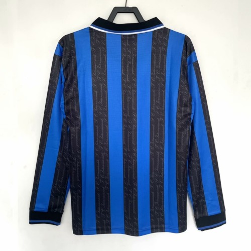 Inter Milan 1997/1998 Home Long Sleeve Retro Jersey