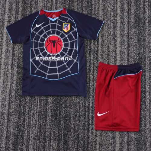 Kids Atlético Madrid 2004/2005 Away Retro Kit