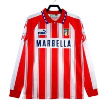Atlético Madrid 1994/1995 Home Long Sleeve Retro Jersey