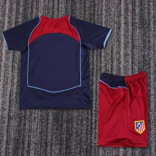 Kids Atlético Madrid 2004/2005 Away Retro Kit