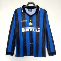 Inter Milan 1997/1998 Home Long Sleeve Retro Jersey