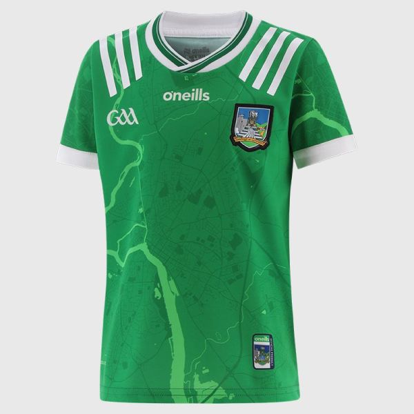 Kids Limerick GAA 2025 Home Jersey - 3 Stripe