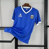 Argentina 1986 World Cup Away Retro Jersey