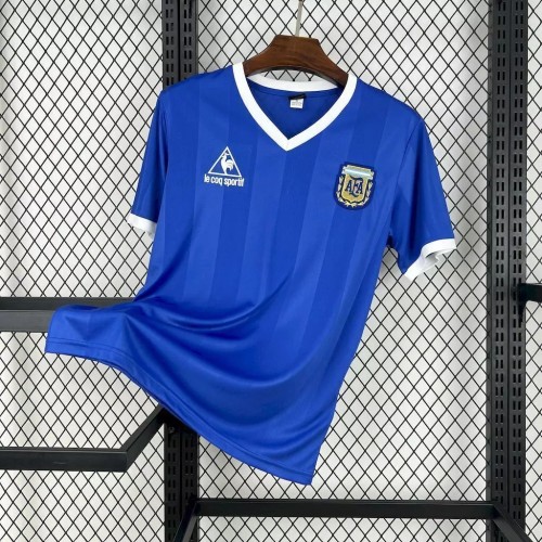 Argentina 1986 World Cup Away Retro Jersey