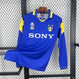 Juventus 1995/1996 Away Long Sleeve Retro Jersey