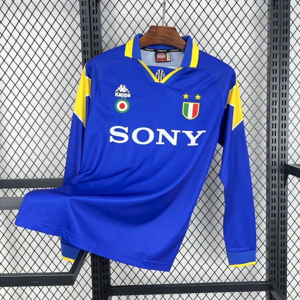 Juventus 1995/1996 Away Long Sleeve Retro Jersey