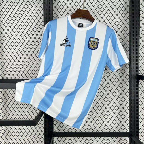 Argentina 1986 World Cup Home Retro Jersey
