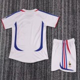 Kids France 2006 World Cup Away Retro Kit