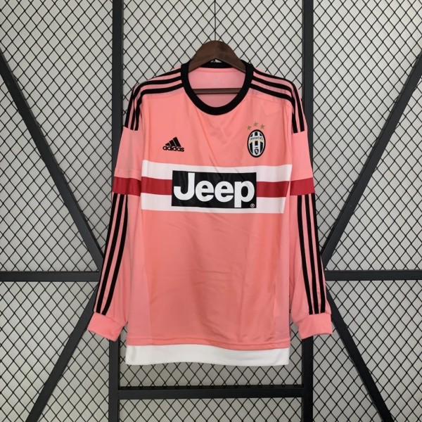 Juventus 2015/2016 Away Long Sleeve Retro Jersey