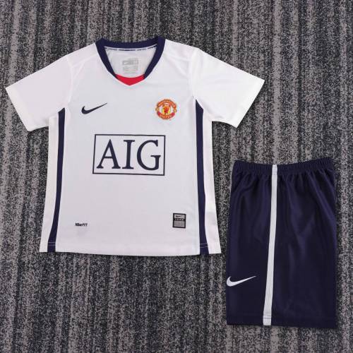 Kids MUFC 2008/2009 Away Retro Kit
