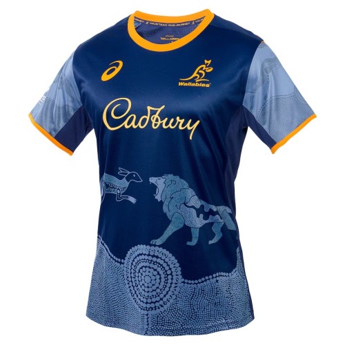 Australia Wallabies Lions Tour 2025 Training Rugby Jersey