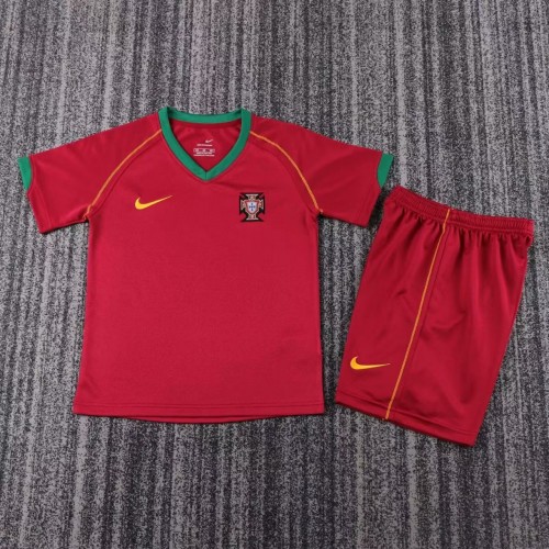 Kids Portugal 2006/2008 Home Retro Kit