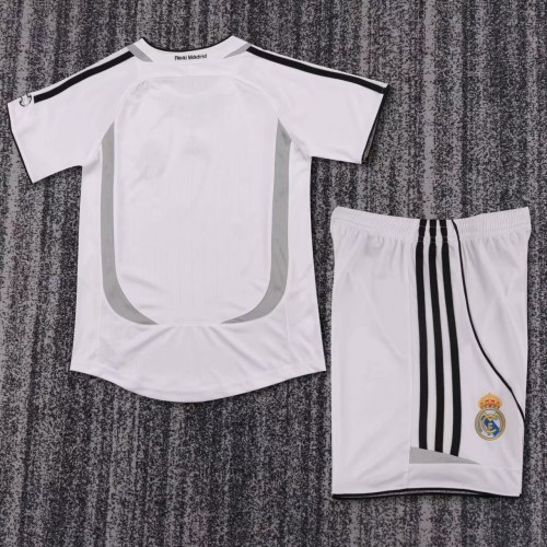 Kids Real Madrid 2006/2007 Home Retro Kit