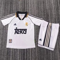 Kids Real Madrid 1998/2000 Home Retro Kit