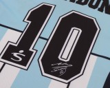 Kids Argentina 2001 Diego Maradona Testimonial Retro Kit