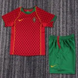 Kids Portugal 2004/2006 Home Retro Kit