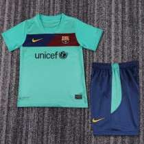 Kids Barcelona 2010/2011 Away Retro Kit