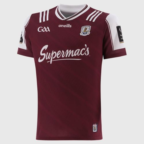 Galway GAA 2025 Men's Home Jersey - 3 Stripe