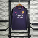 Barcelona 2016/2017 Away Long Sleeve Retro Jersey