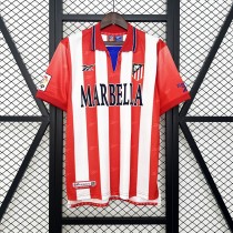Atlético de Madrid 1998/1999 Home Retro Jersey