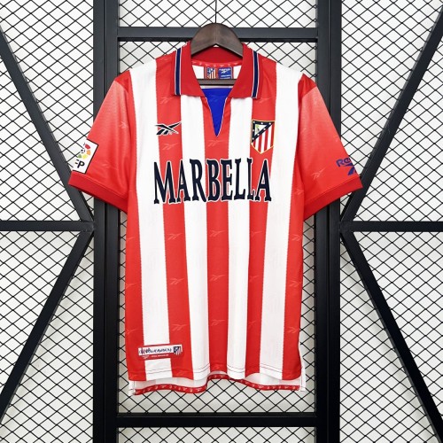 Atlético de Madrid 1998/1999 Home Retro Jersey