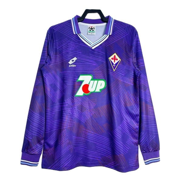 Fiorentina 1992/1993 Home Long Sleeve Retro Jersey