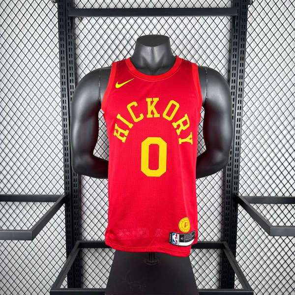 Men's 2019 Tyrese Haliburton Retro Red Team Jersey