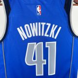 Men's Dirk Nowitzki Blue Team Jersey