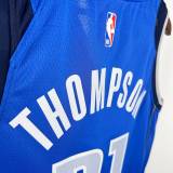 Men's 2023 Klay Thompson Blue Team Jersey