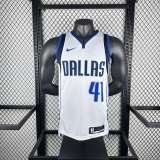 Men's Dirk Nowitzki White Team Jersey