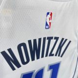 Men's Dirk Nowitzki White Team Jersey