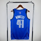 Men's Dirk Nowitzki Blue Team Jersey