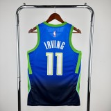 Men's Kyrie Irving Blue Team Jersey