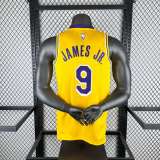 Men's 2023 Bronny James Yellow Team Jersey